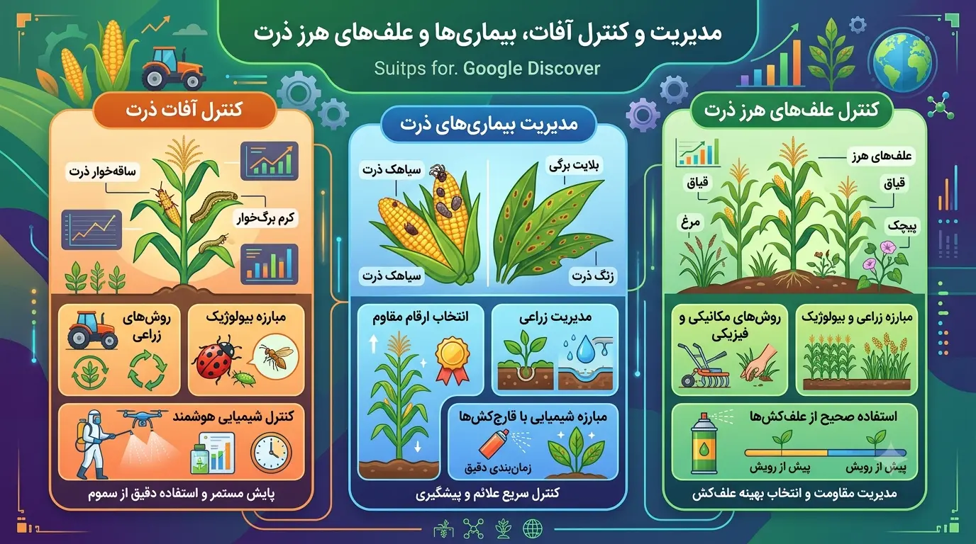 عوامل تاثیر گذار بر رشد ذرت