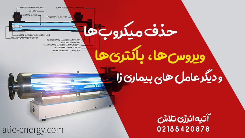 حذف میکروب و باکتری با لامپ یو وی